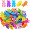 25 pcs bear push pins colorful thumbtacks for cork boards and bulletin boards